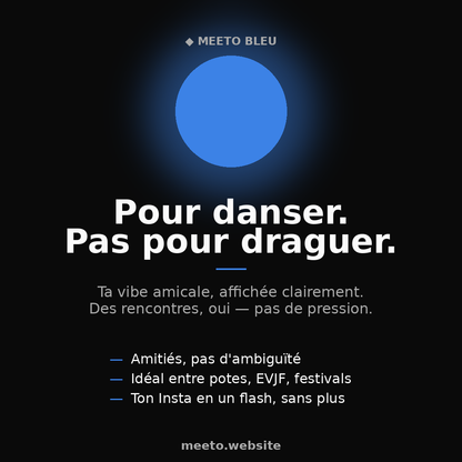 Bracelet Bleu - Chill / amical