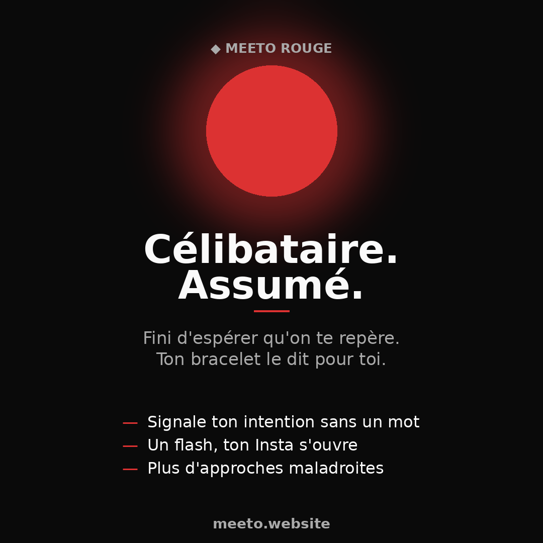 Bracelet Rouge - Ouvert à la rencontre